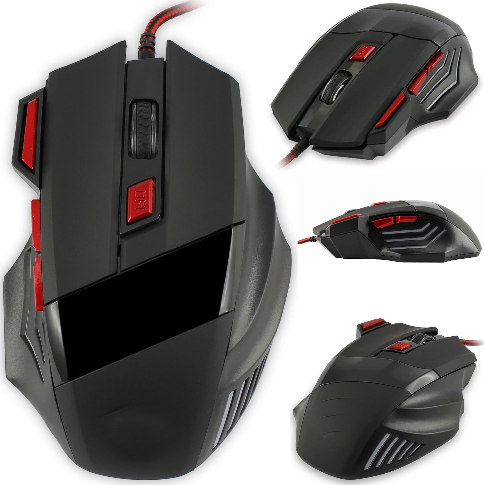 Mouse Professionale Gaming 3200 Dpi 7 Tasti Usb Ottico Laptop Videogiochi Q-802 Elettronica/Informatica/Accessori/Tastiere Mouse e periferiche di input/Mouse Trade Shop italia - Napoli, Commerciovirtuoso.it