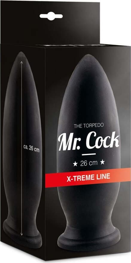 MR.COCK X-TREME LINE TORPEDO PLUG ANALE STIMOLATORE NERO LUNGHEZZA CIRCA 26 CM DIAMETRO CIRCA 9 CM