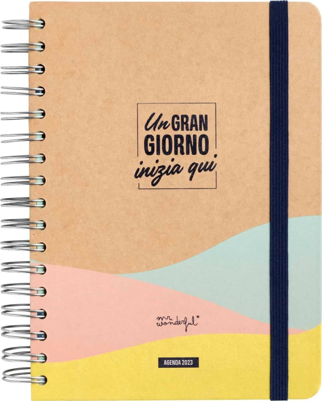 Mr wonderful Agenda Classica 2023 Giornaliera - Un Gran Giorno Inizia Qui in Diari per appuntamenti e agende Cartolibreria La Fenice - Spadafora, commercioVirtuoso.it