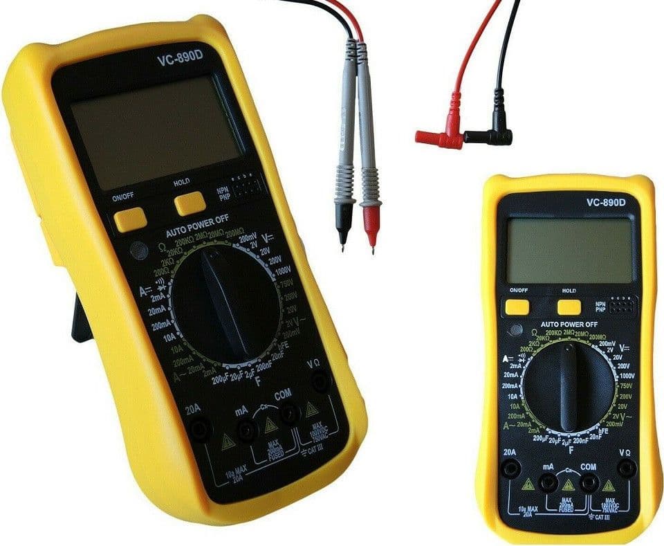 Multimetro Digitale Tester Professionale Volt Ampere Ohm Farad Puntali Vc890d Casa, arredamento e bricolage > Bricolage e fai da te > Multimetri Trade Shop italia - Napoli, Commerciovirtuoso.it