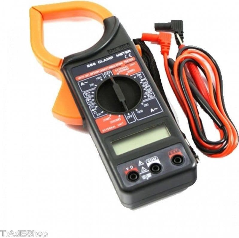 MULTIMETRO PINZA AMPEROMETRICA TESTER DIGITALE PUNTALI DIGITAL CLAMP METER Fai da te/Materiale elettrico/Attrezzi e tester/Multimetri Trade Shop italia - Napoli, Commerciovirtuoso.it