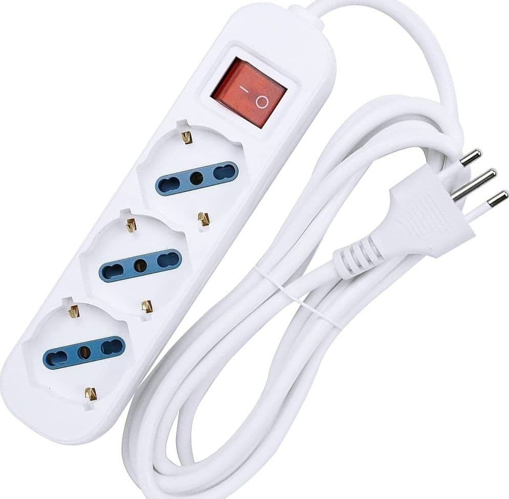 MULTIPRESA SHUKO BIPASSO 10 E 16 AMP 3 POSTI CIABATTA ELETTRICA CON INTERRUTTORE in Multiprese Trade Shop italia - Napoli, commercioVirtuoso.it