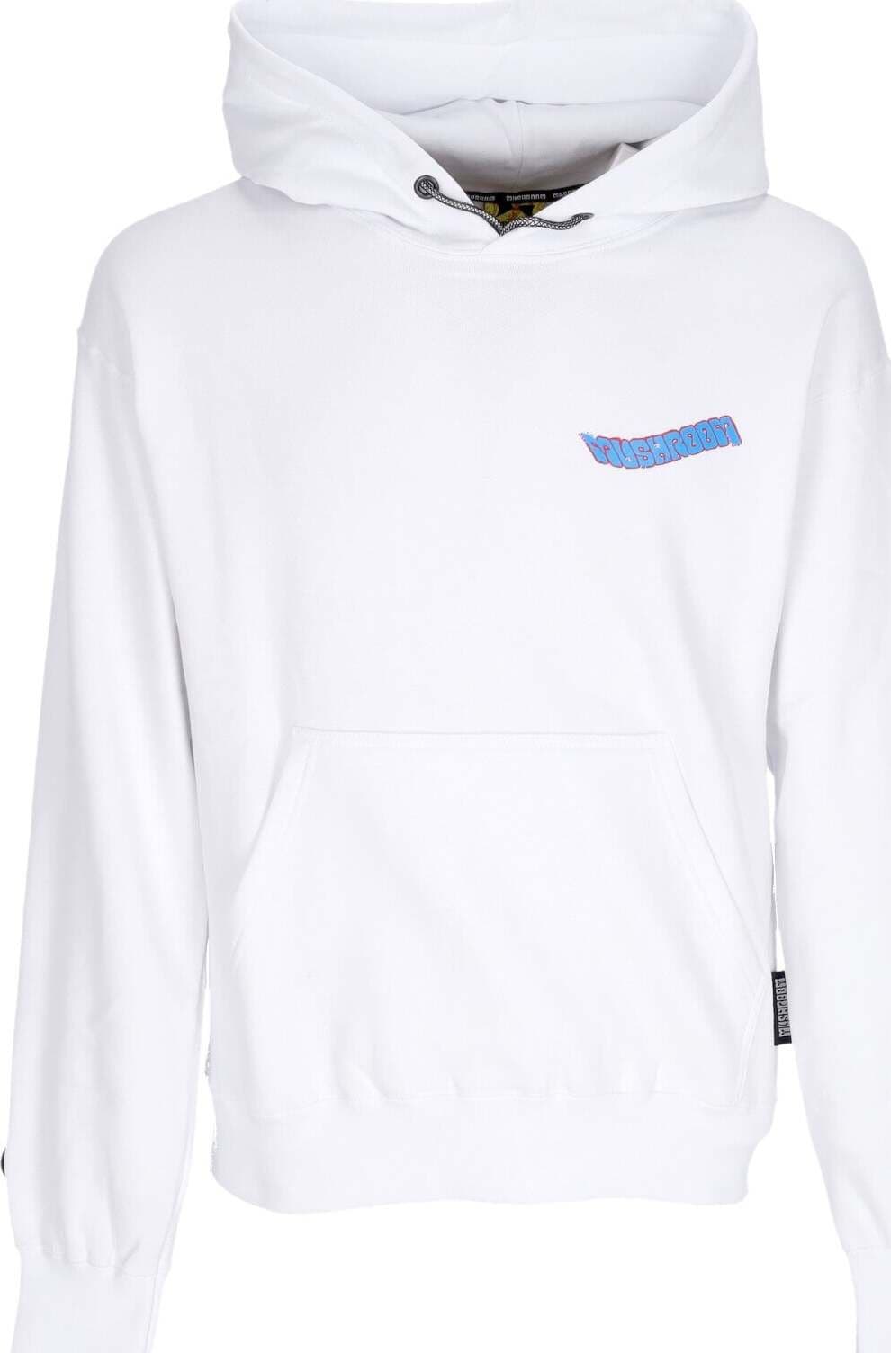 MUSHROOM-Felpa-Cappuccio-Uomo-Dragon-Hoodie-White-da-uomo