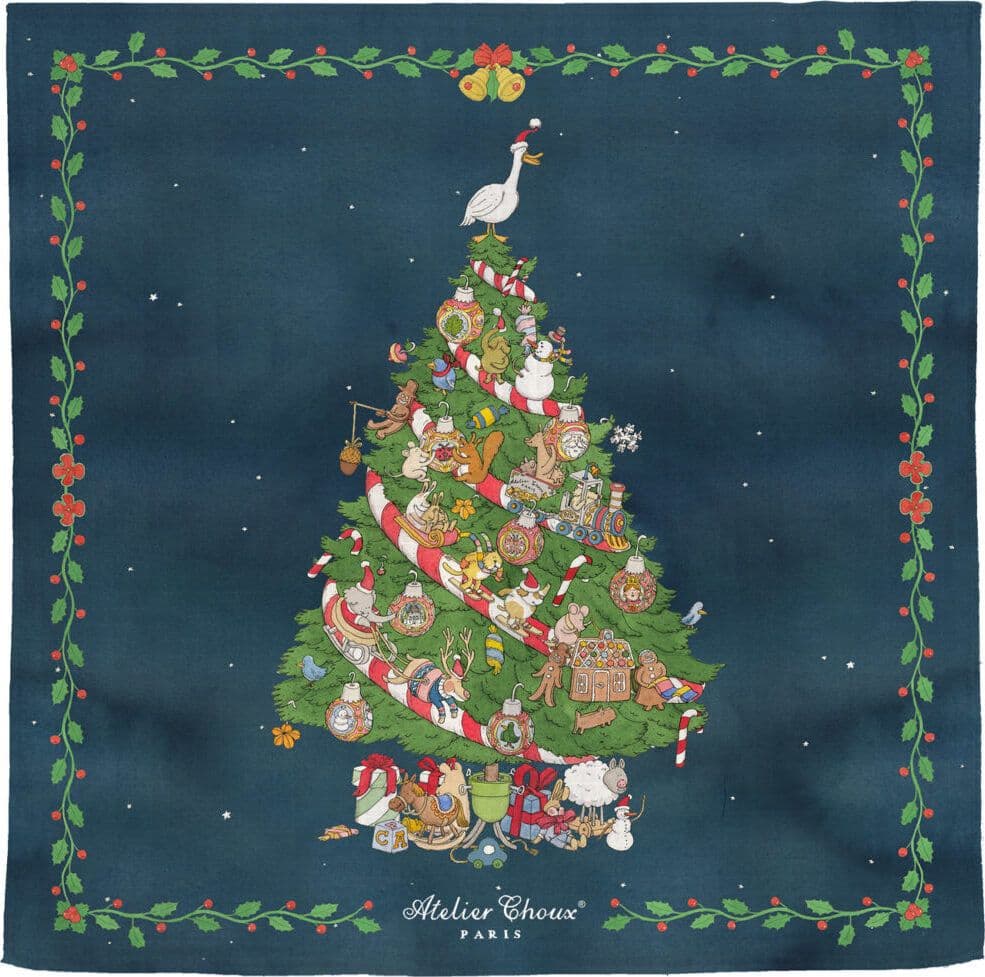 Mussola Atelier Choux Christmas Eve Cotone Casa e cucina/Tessili per la casa/Biancheria per culle e lettini/Coperte e copertine/Copertine avvolgenti La Casa Del Bebè - Napoli, Commerciovirtuoso.it
