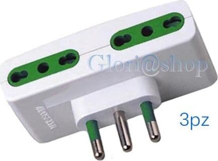 N-3-Multipresa-Spina-4-Ingressi-Presa-.-Corrente-Bipasso-4-Porte-Each