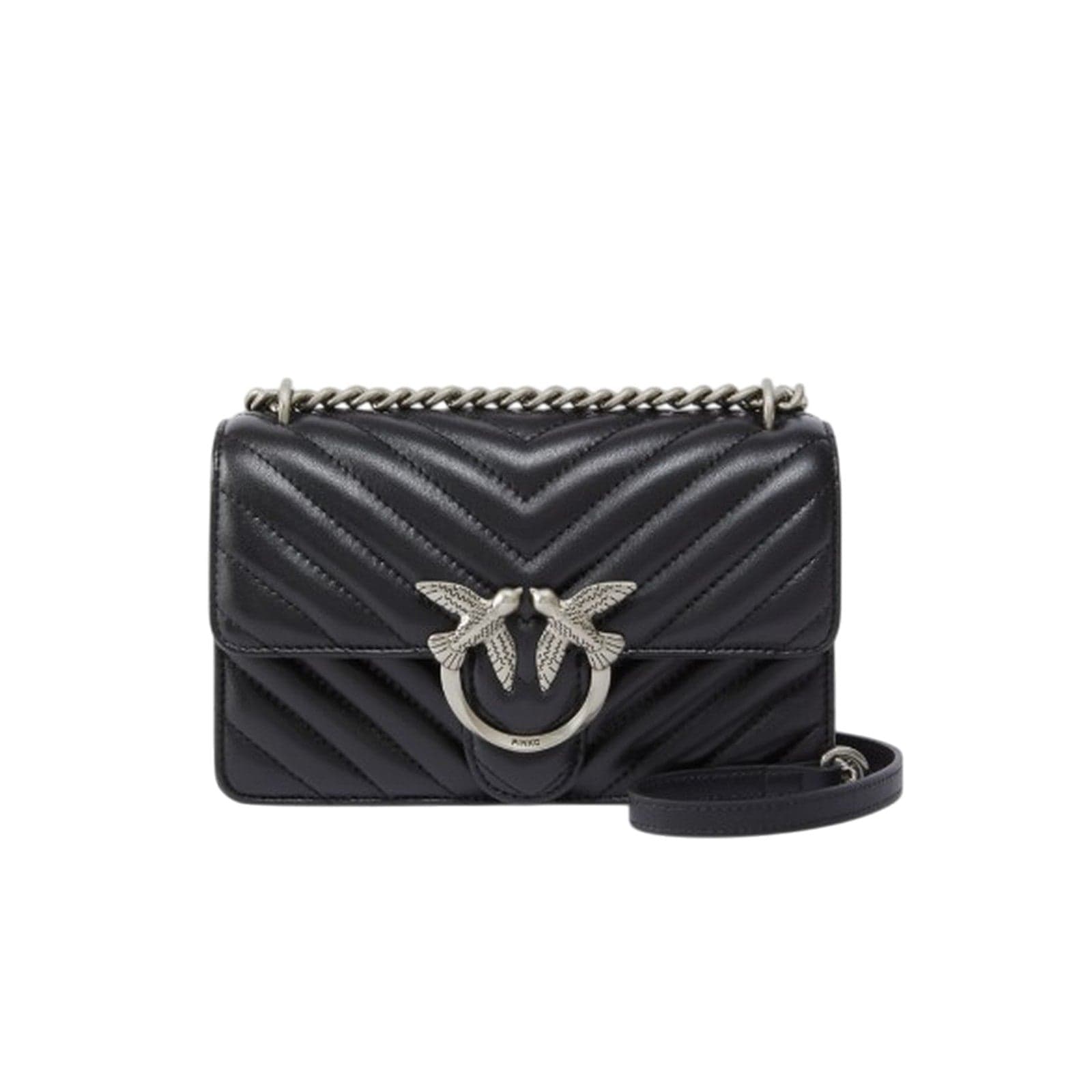 Pinko borse a spalla donna pinko - love one mini dc sheep nappa - nero da donna in Borse a tracolla Drestige - Casamassima, commercioVirtuoso.it