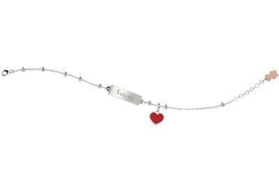 Nanàn-Bracciale-con-Targhetta-Personalizzabile-e-Cuore-Rosso-Nanán