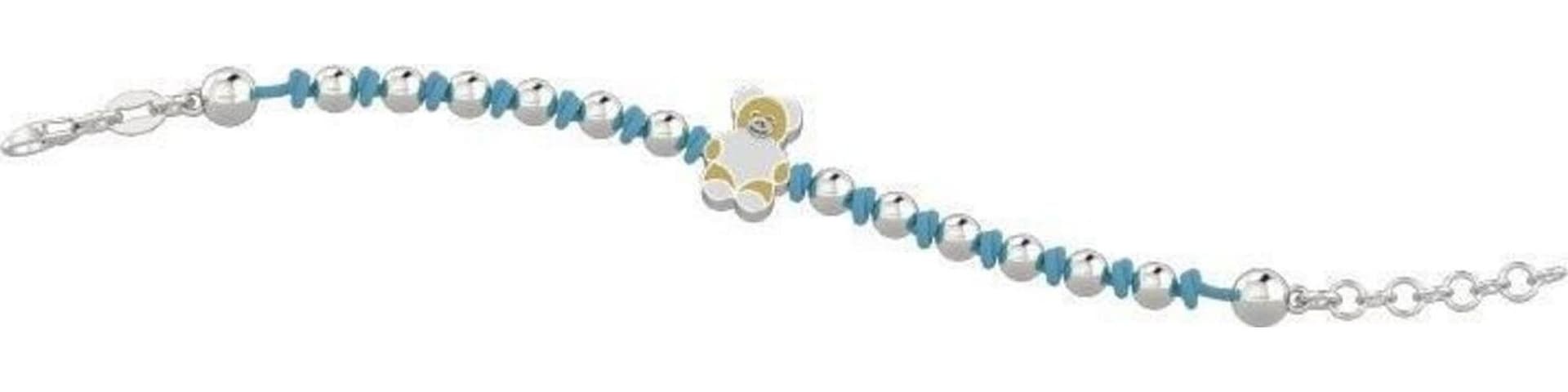 Nanàn-Bracciale-Tato-con-nodini-e-perline-argento-Nanán