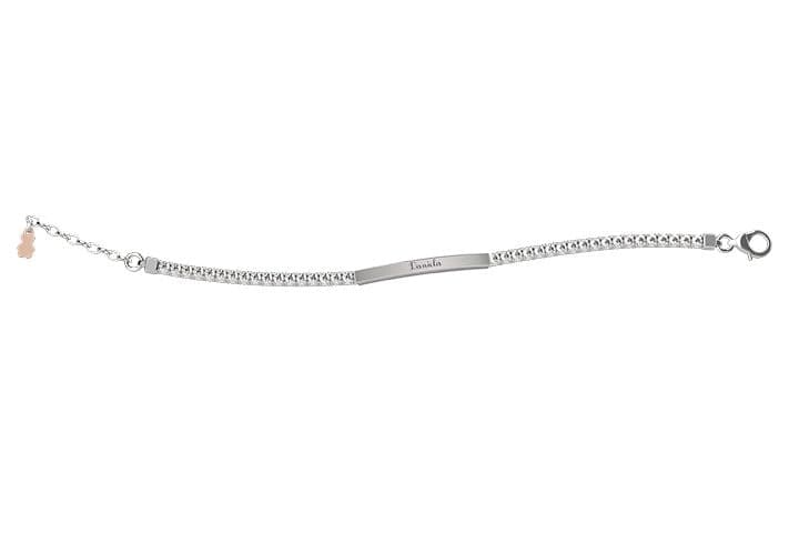 Nanàn Bracciale Tennis in argento per bambino personalizzabile