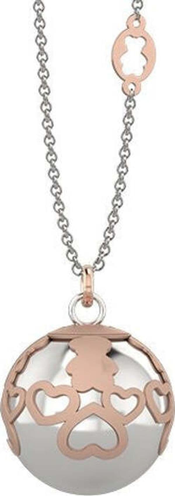 Nanãn-Collana-con-Pendente-con-ciondolo-boule-e-decori-a-forma-di-cuore-e-orsetto