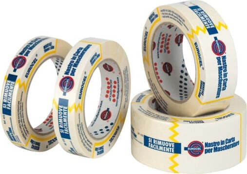 Nastro adesivo in carta MSK 6143 - 25 mm x 50 m - beige - Eurocel Fai da te/Pitture trattamenti per pareti e utensili/Strumenti e attrezzi per verniciatura/Materiali di preparazione/Nastro/Nastro per mascheratura Eurocartuccia - Pavullo, Commerciovirtuoso.it