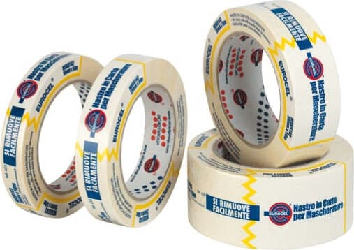 Nastro adesivo in carta MSK 6143 - 30 mm x 50 m - beige - Eurocel Fai da te/Pitture trattamenti per pareti e utensili/Strumenti e attrezzi per verniciatura/Materiali di preparazione/Nastro/Nastro per mascheratura Eurocartuccia - Pavullo, Commerciovirtuoso.it