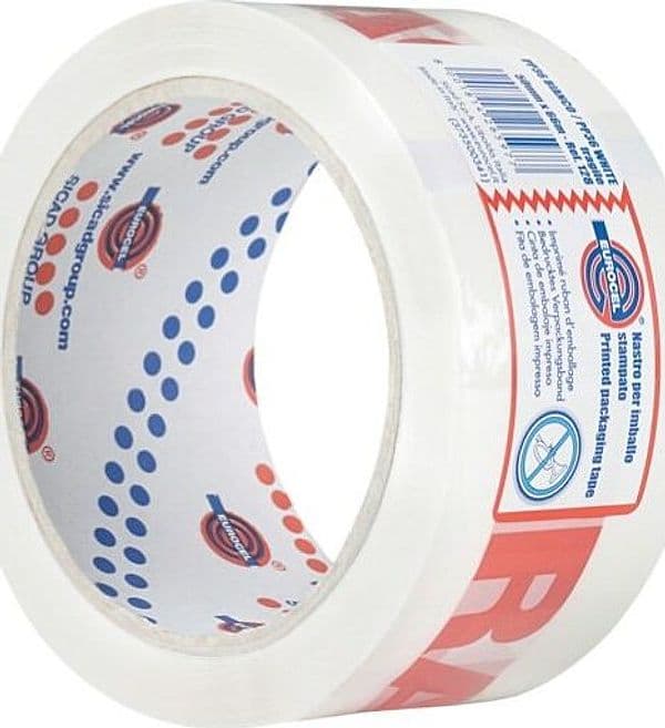 Nastro adesivo PP 36NN - FRAGILE - 50 mm - Eurocel - rotolo da 66 mt Fai da te/Ferramenta/Adesivi e sigillanti/Nastro adesivo/Nastro da imballo Eurocartuccia - Pavullo, Commerciovirtuoso.it