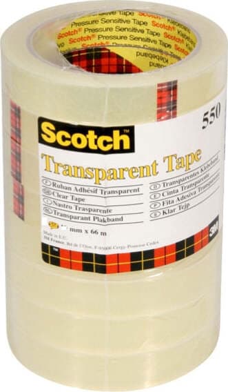 Nastro adesivo Scotch 550 - 15 mm x 66 mt - trasparente - Scotch - torre 10 rotoli Cancelleria e prodotti per ufficio/Archivio ufficio e accessori per scrivania/Nastri colle elastici e graffette/Adesivi e colle/Colle Eurocartuccia - Pavullo, Commerciovirtuoso.it