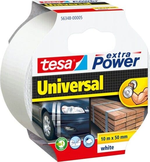 Nastro adesivo Tesa Extra Power Universal - 10 m x 50 mm - bianco - Tesa Fai da te/Pitture trattamenti per pareti e utensili/Strumenti e attrezzi per verniciatura/Materiali di preparazione/Nastro/Nastro per mascheratura Eurocartuccia - Pavullo, Commerciovirtuoso.it