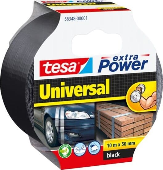 Nastro adesivo Tesa Extra Power Universal - 10 m x 50 mm - nero - Tesa Fai da te/Pitture trattamenti per pareti e utensili/Strumenti e attrezzi per verniciatura/Materiali di preparazione/Nastro/Nastro per mascheratura Eurocartuccia - Pavullo, Commerciovirtuoso.it