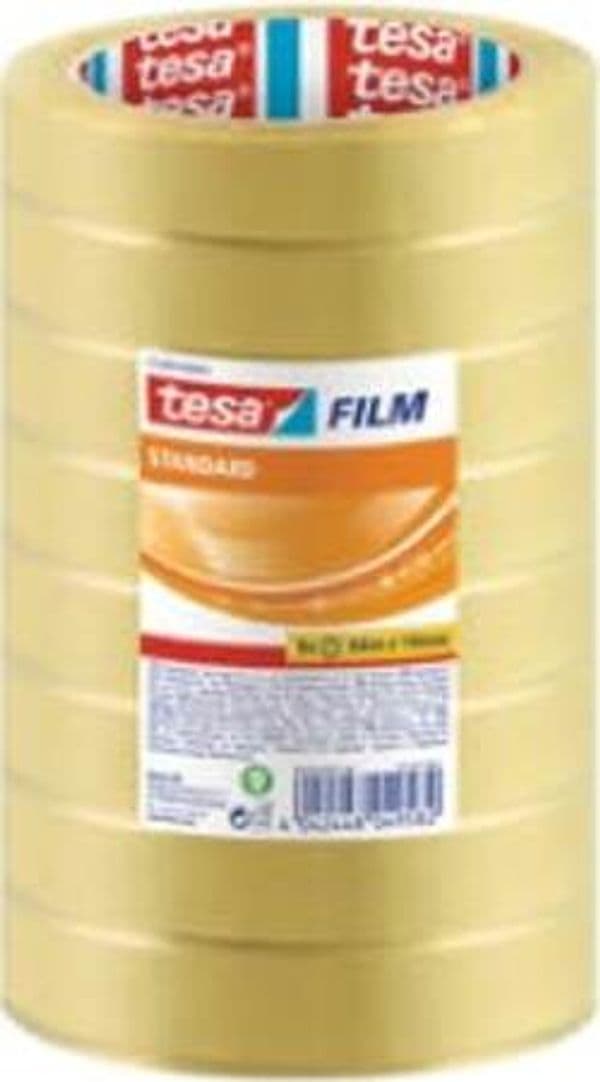 Nastro adesivo tesafilm - 66 m x 19 mm - Tesa - torre 8 pezzi Cancelleria e prodotti per ufficio/Archivio ufficio e accessori per scrivania/Nastri colle elastici e graffette/Adesivi e colle/Colle Eurocartuccia - Pavullo, Commerciovirtuoso.it