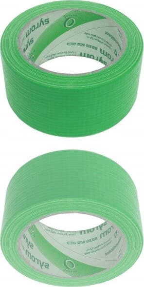 NASTRO AMERICANO VERDE TELATO RESISTENTE 50 MM X 25 MT SIGILLA RIPARA IMBALLA