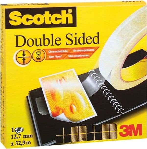 Nastro biadesivo 665 - permanente - senza liner - 33 mt x 12 mm - trasparente - Scotch Fai da te/Ferramenta/Adesivi e sigillanti/Nastro adesivo/Nastro di montaggio Eurocartuccia - Pavullo, Commerciovirtuoso.it