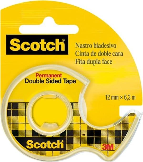 Nastro biadesivo 665 - permanente - senza liner - 6 3 mt x 12 mm - trasparente - Scotch - in chiocciola Fai da te/Ferramenta/Adesivi e sigillanti/Nastro adesivo/Nastro di montaggio Eurocartuccia - Pavullo, Commerciovirtuoso.it