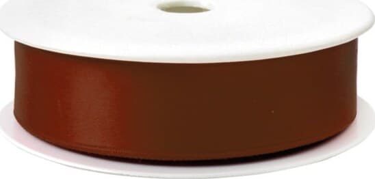 Nastro doppio raso - 25mmx25mt - marrone 57 - Brizzolari Casa e cucina/Decorazioni per interni/Addobbi e decorazioni per ricorrenze/Decorazioni natalizie/Fiocchi e nastri Eurocartuccia - Pavullo, Commerciovirtuoso.it