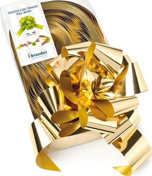 Nastro strip metal 6870 - oro 03 - 50 mm - diam. 20 cm - Brizzolari - conf. 30 pezzi Casa e cucina/Decorazioni per interni/Addobbi e decorazioni per ricorrenze/Decorazioni natalizie/Fiocchi e nastri Eurocartuccia - Pavullo, Commerciovirtuoso.it