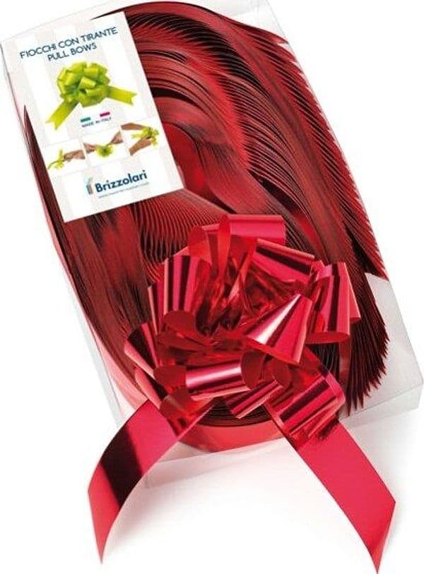 Nastro strip metal 6870 - rosso 07 - 31 mm - diam. 13 cm - Brizzolari - conf. 30 pezzi Casa e cucina/Decorazioni per interni/Addobbi e decorazioni per ricorrenze/Decorazioni natalizie/Fiocchi e nastri Eurocartuccia - Pavullo, Commerciovirtuoso.it