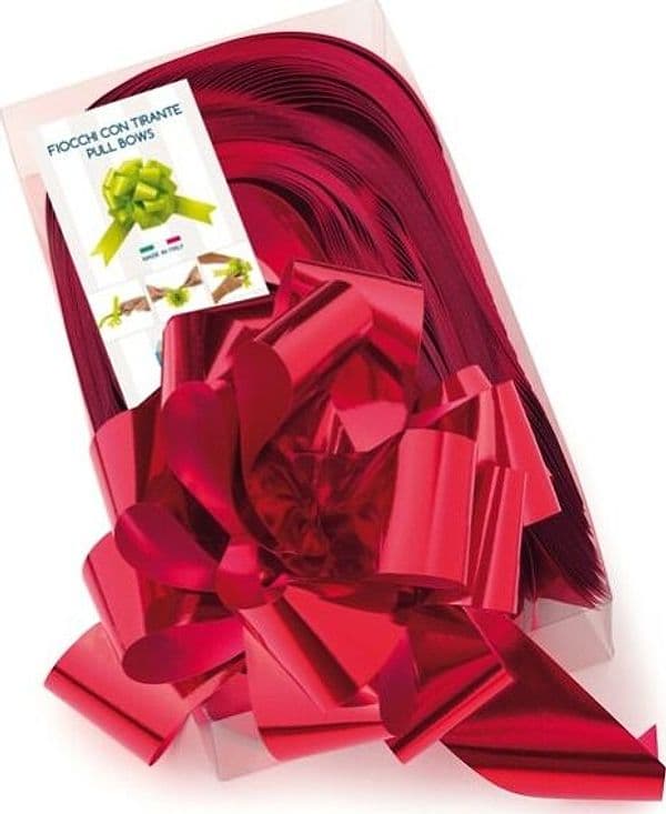 Nastro strip metal 6870 - rosso 07 - per fiocco autocomponibile - 50mm - diametro 20cm - Brizzolari Casa e cucina/Decorazioni per interni/Addobbi e decorazioni per ricorrenze/Decorazioni natalizie/Fiocchi e nastri Eurocartuccia - Pavullo, Commerciovirtuoso.it