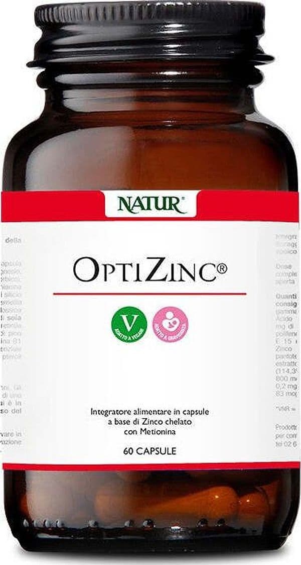 Natur-Optizinc-60-capsule-vegetali-Integratore-alimentare