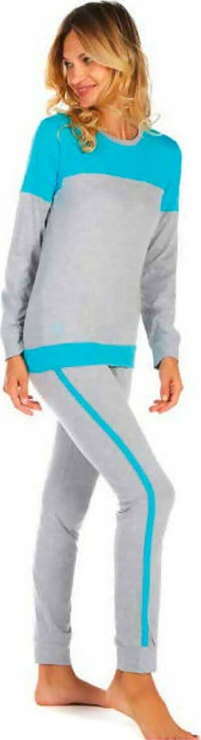 Nazareno Gabrielli Pigiama Donna 2 Pz. 100% Cotone Pigiama Manica Lunga E Pantalone Donna Moda/Donna/Abbigliamento/Abbigliamento da notte lingerie e intimo/Pigiami e camicie da notte/Pigiami due pezzi La Bottega di Giò - Gravina di Catania, Commerciovirtuoso.it