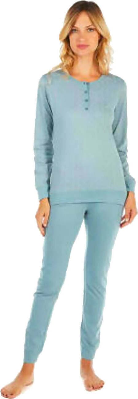 Nazareno Gabrielli Pigiama Donna 2pz. Lungo 100% Cotone Set Pigiama Manica Lunga E Pantalone Moda/Donna/Abbigliamento/Abbigliamento da notte lingerie e intimo/Pigiami e camicie da notte/Pigiami due pezzi La Bottega di Giò - Gravina di Catania, Commerciovirtuoso.it