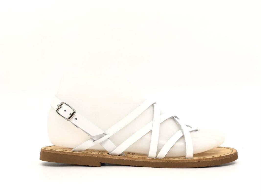 NEAR Sandalo donna basso Georgia Bianco in Sandali moda Calzature Durello - Agna, commercioVirtuoso.it