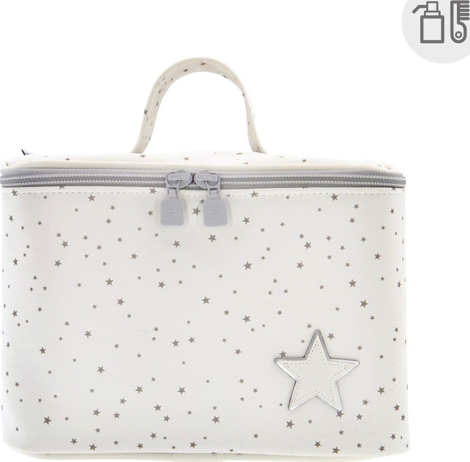 Necessaire Vanity Astra Beige 16X25X16 Cm Cambrass