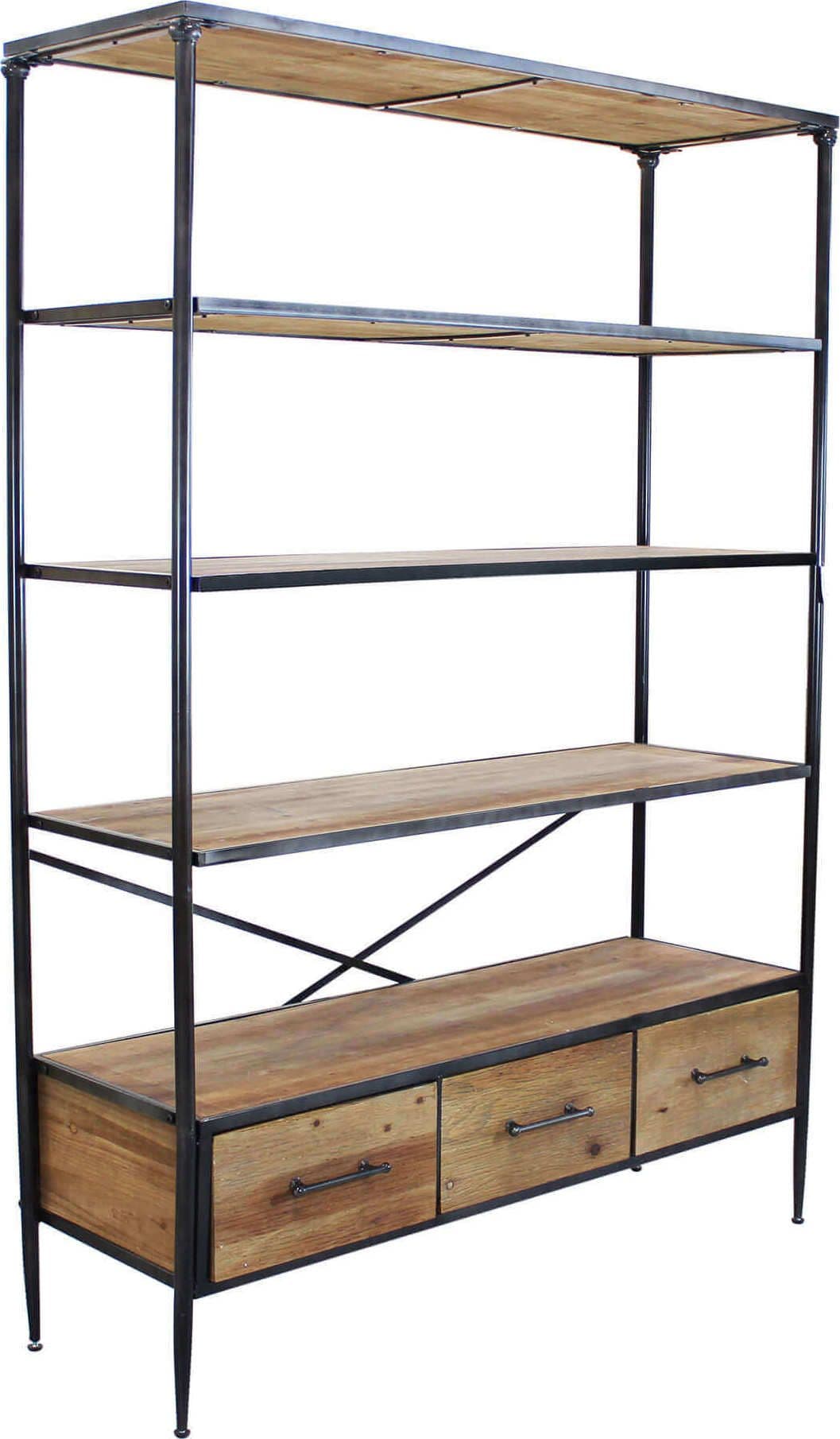 NELLO---libreria-in-legno-e-metallo-Marrone-Milani-Home