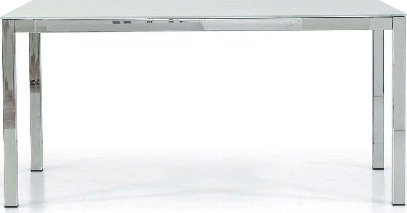 NELSON---tavolo-da-pranzo-moderno-allungabile-in-vetro-90x140/190-Grigio-Milani-Home