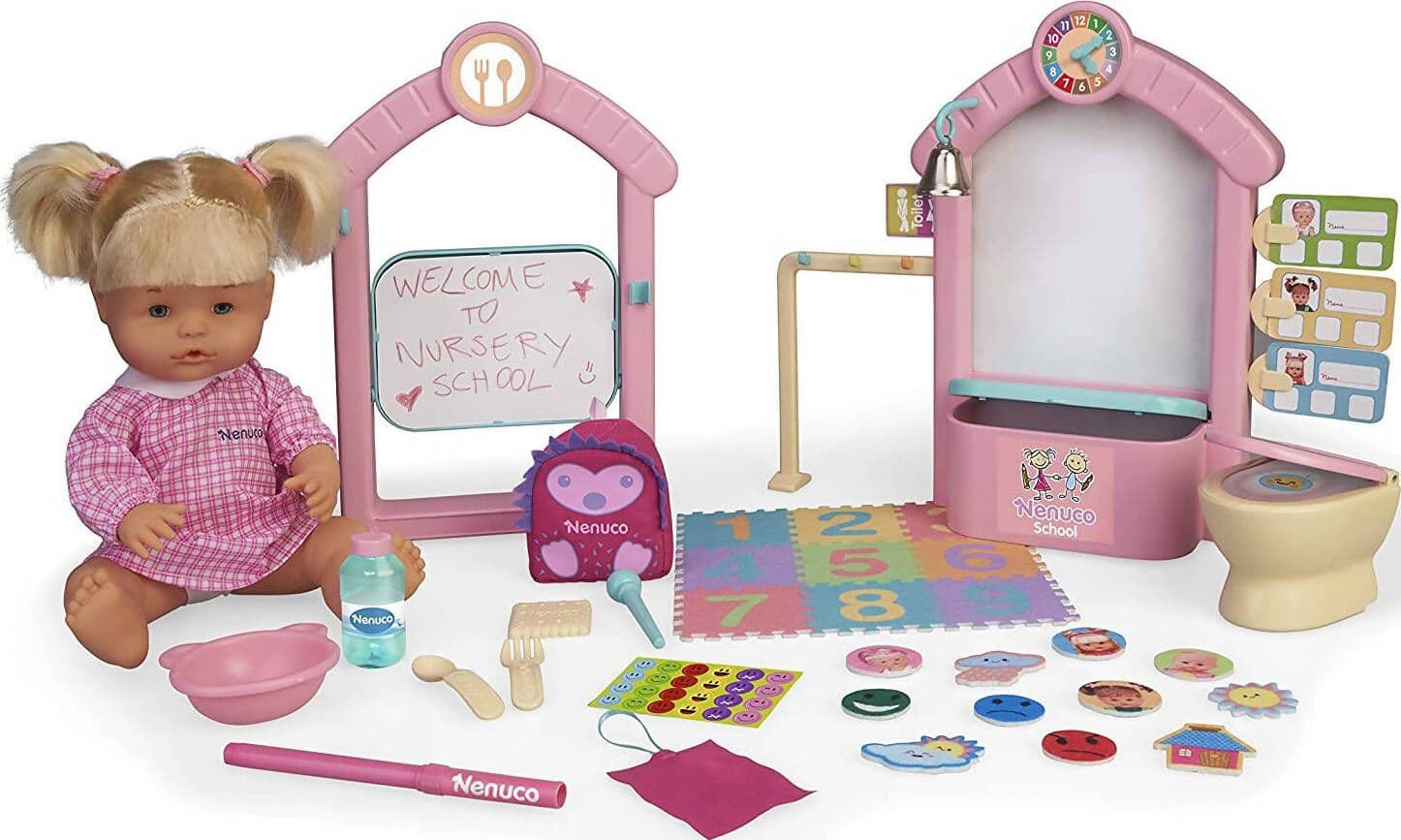 Nenuco Bambola per Bambini Set Nenuco Giornata All'asilo Nursery per Bambine 10 Accessori a Partire Da 3 Anni 700015834 Giochi e giocattoli/Bambole e accessori/Set di bambole e accessori Cartoleria Deja Vu - Crotone, Commerciovirtuoso.it