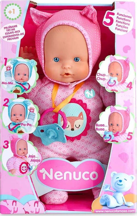 Nenuco Soft 700014781Bambola 5 Funzioni 30 Cm Rosa Giochi e giocattoli/Bambole e accessori/Bambolotti e accessori/Bambolotti Scontolo.net - Potenza, Commerciovirtuoso.it