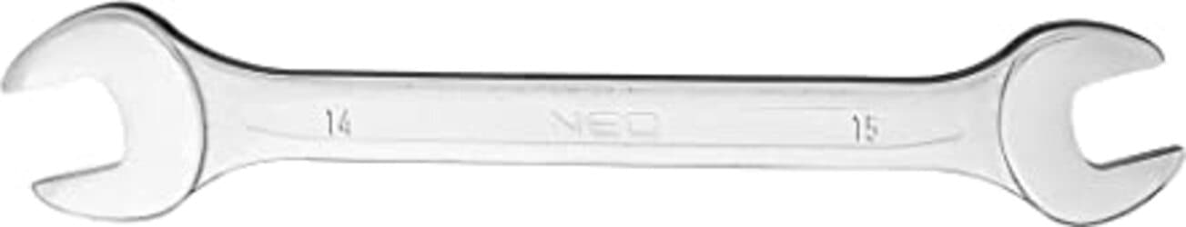 NEO-TOOLS---CHIAVE-A-FORCHETTA-DOPPIA-14x15MM---IN-ACCIAIO-CROMO-VANADIO