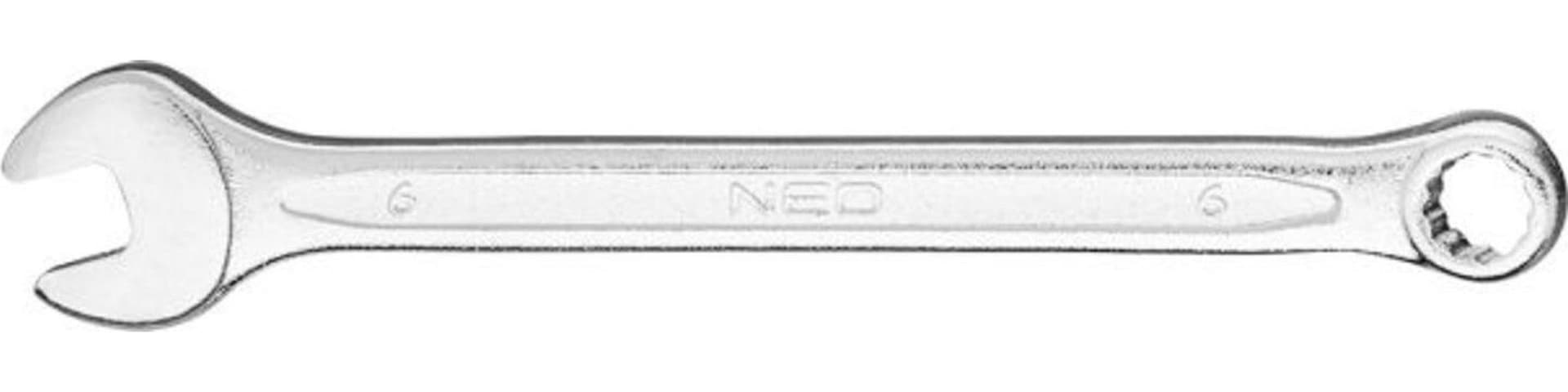 NEO-TOOLS---CHIAVE-COMBINATA-A-CRICCHETTO-6MM---IN-ACCIAIO-CROMO-VANADIO