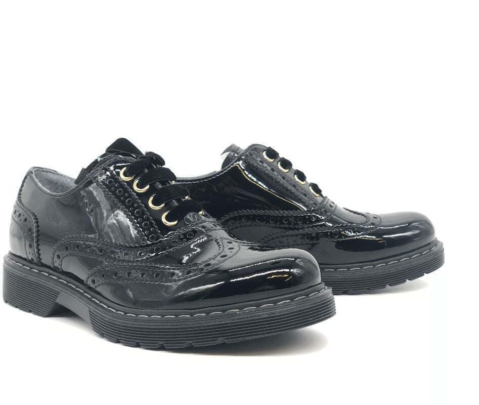 NERO GIARDINI Francesine bambina stile inglese in Scarpe col tacco Calzature Durello - Agna, commercioVirtuoso.it
