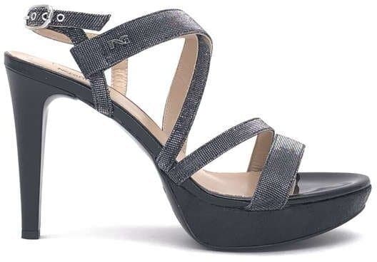 NERO GIARDINI Sanndali donna P717890DE100 black in Sandali moda Calzature Durello - Agna, commercioVirtuoso.it