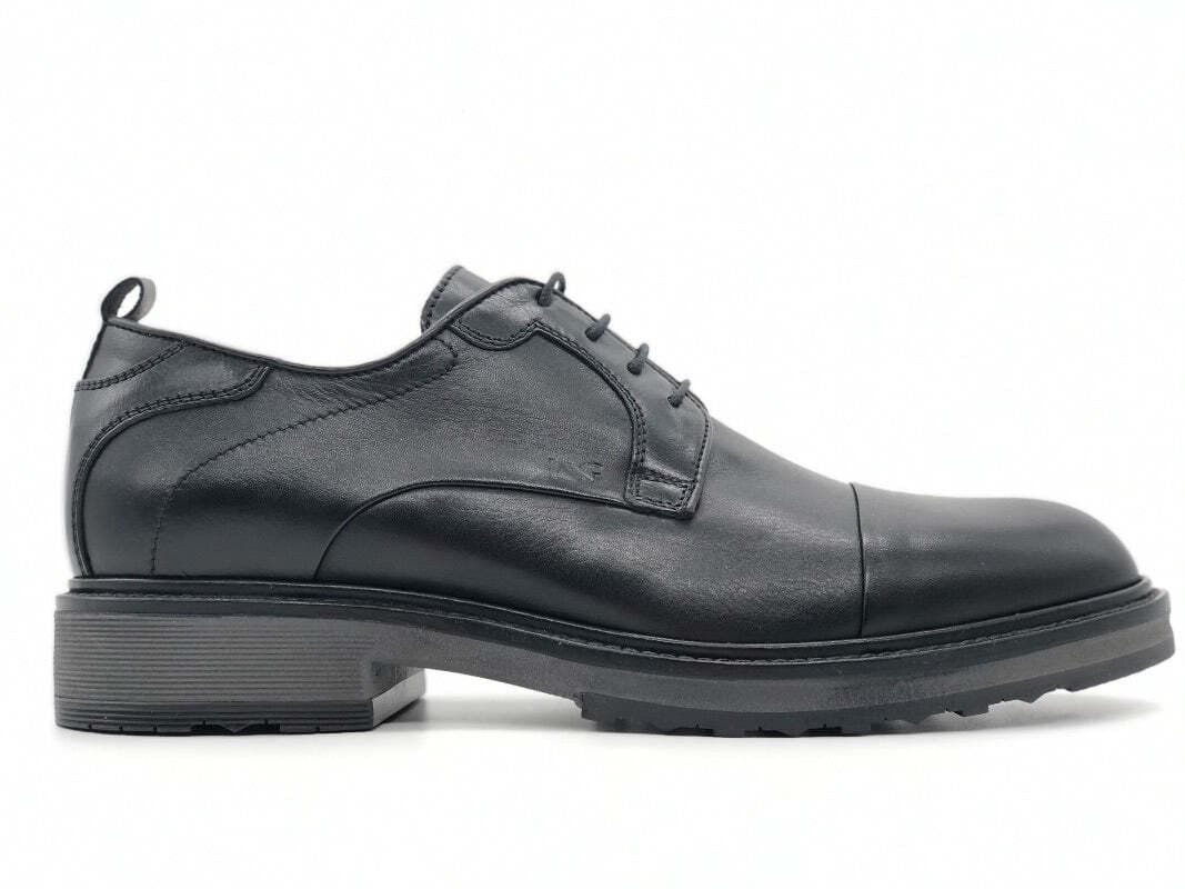 NERO GIARDINI Scarpa classica uomo nero/antracite in Scarpe stringate basse Calzature Durello - Agna, commercioVirtuoso.it