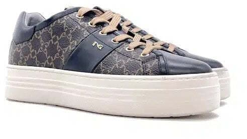 NERO GIARDINI Sneaker Donna Guanto Nero Moro Ocra in Sneaker casual Calzature Durello - Agna, commercioVirtuoso.it