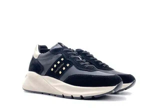 NERO GIARDINI Sneaker Donna Velour Nero in Sneaker casual Calzature Durello - Agna, commercioVirtuoso.it