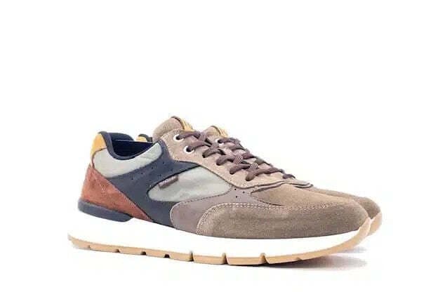 NERO GIARDINI Sneaker Uomo Velour Fango in Sneaker casual Calzature Durello - Agna, commercioVirtuoso.it