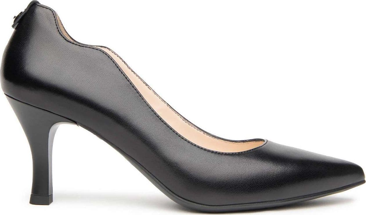 Nerogiardini Donna Dècollettè In Pelle Nera Scarpe Con Tacco Classiche Fondo In Gomma E Tacco A Spillo Di 7,5 Cm Collezione Autunno - Inverno 2023-2024 in Scarpe col tacco Cantali Calzature - Randazzo, commercioVirtuoso.it
