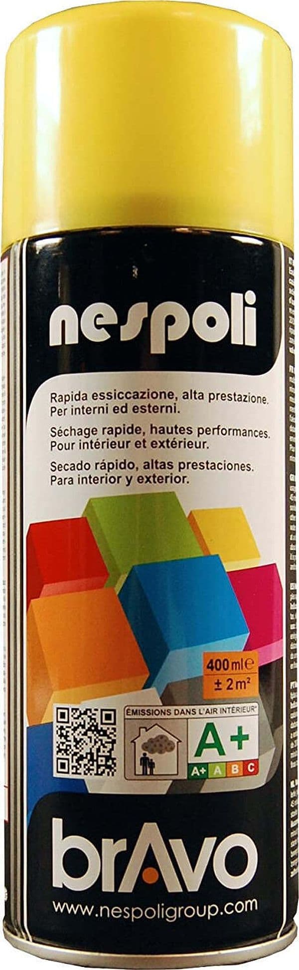 Nespoli Bomboletta Spray Aerosol Giallo Cadmio 400ml Fai da te/Pitture trattamenti per pareti e utensili/Vernice e fondo/Vernice a spray Scontolo.net - Potenza, Commerciovirtuoso.it