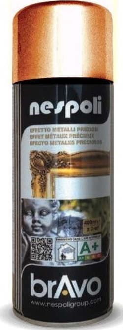 Nespoli-Bomboletta-Spray-Aerosol-Rame-Effetto-Metallizzato-400ml