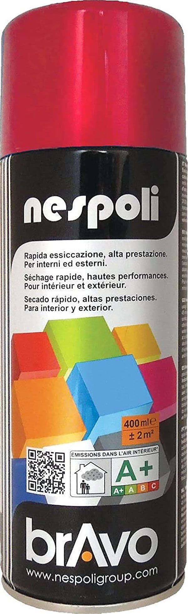 Nespoli Bomboletta Spray Aerosol Rosso Rubino 400ml Fai da te/Pitture trattamenti per pareti e utensili/Vernice e fondo/Vernice a spray Scontolo.net - Potenza, Commerciovirtuoso.it