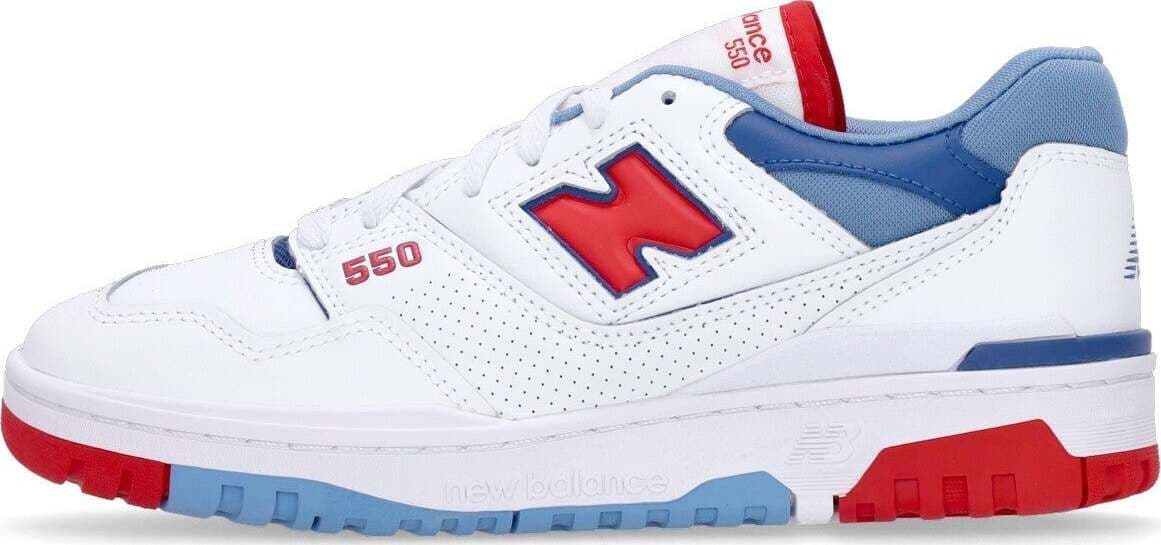 NEW-BALANCE-Scarpa-Bassa-Uomo-550-White/red/blue-da-uomo